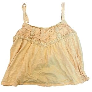 Rewind Cream Lace Detail Camisole